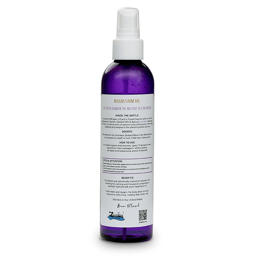 Magnesium Oil and Lavender Hydrosol Dilution for Sensitive Skin - Back
