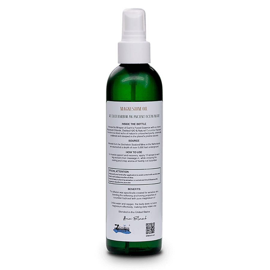 Magnesium Oil and Cucumber Hydrosol Dilution for Sensitive Skin - Back