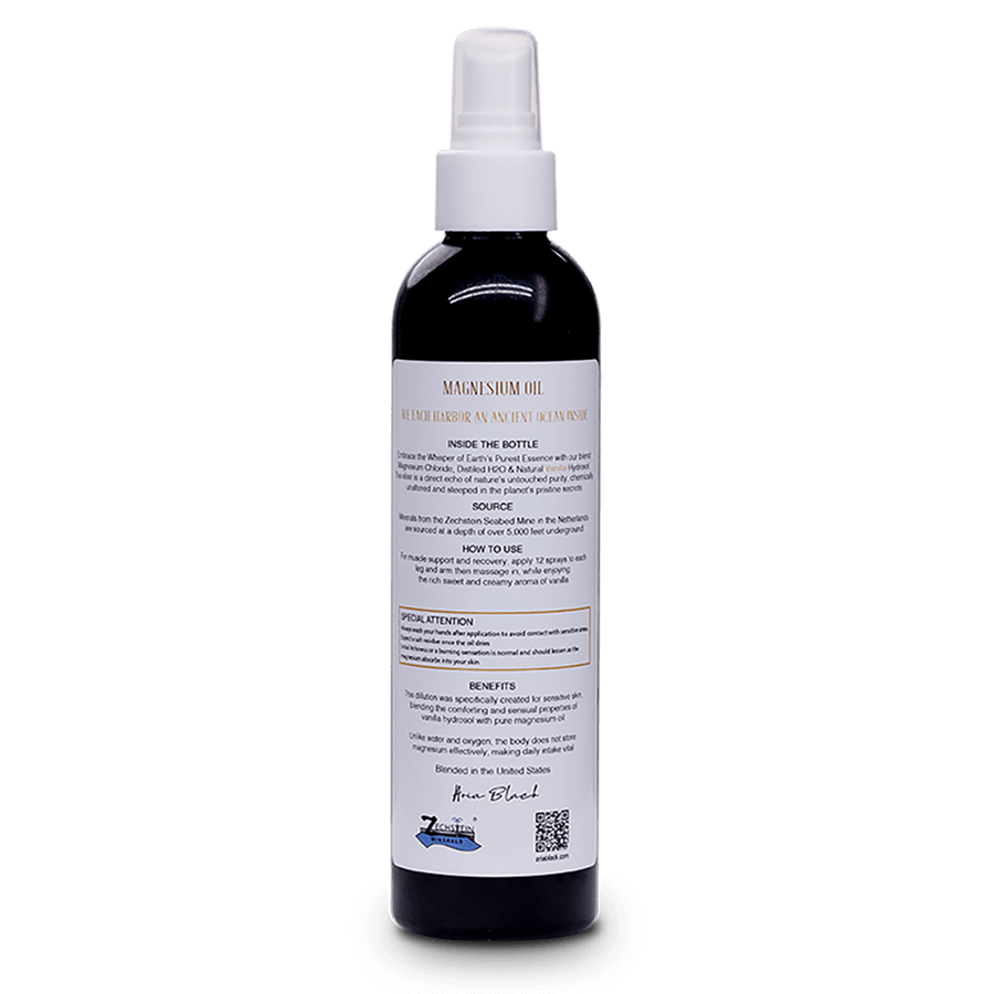 Magnesium Oil and Vanilla Hydrosol Dilution for Sensitive Skin - Back